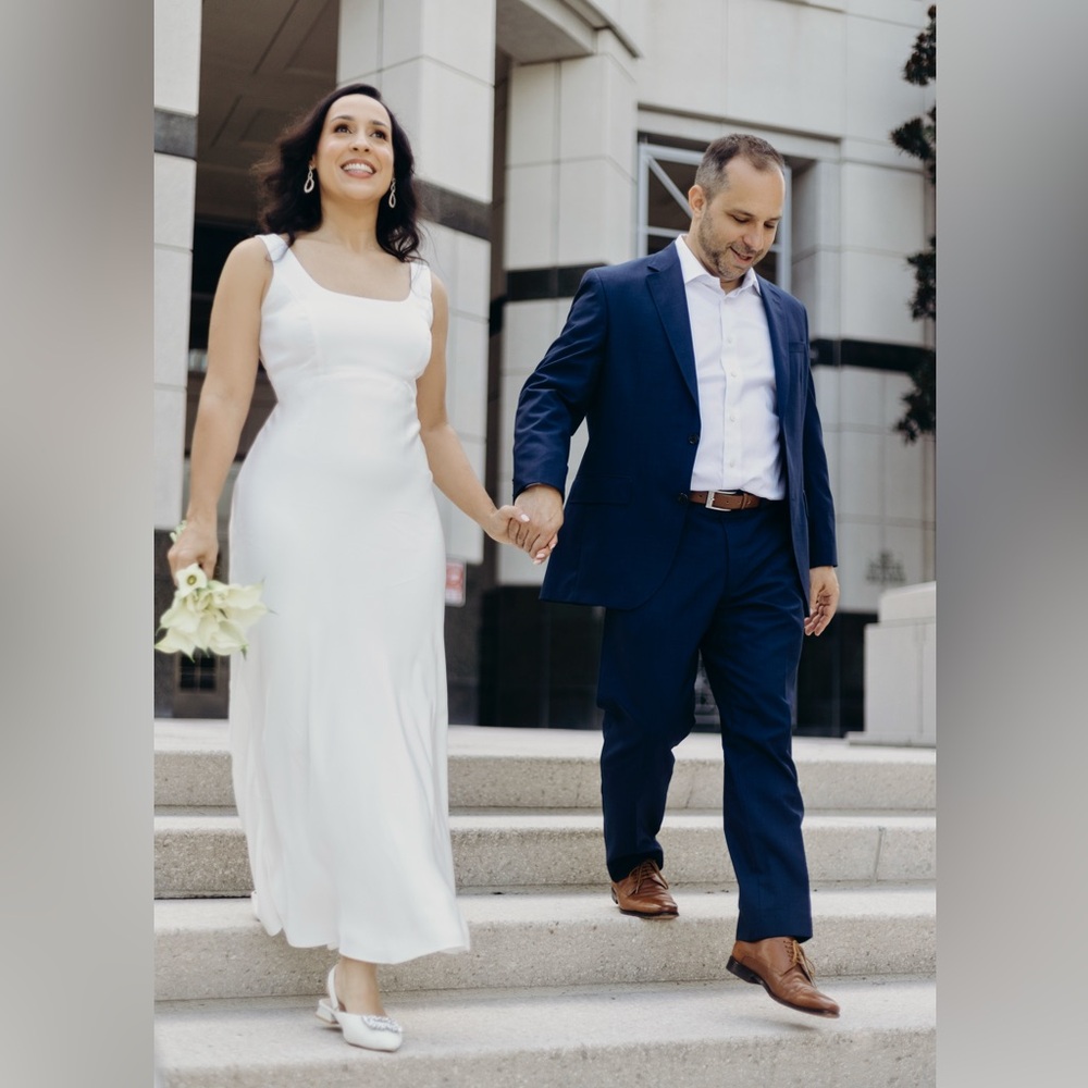Elegant White Wedding Dress
